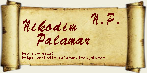 Nikodim Palamar vizit kartica